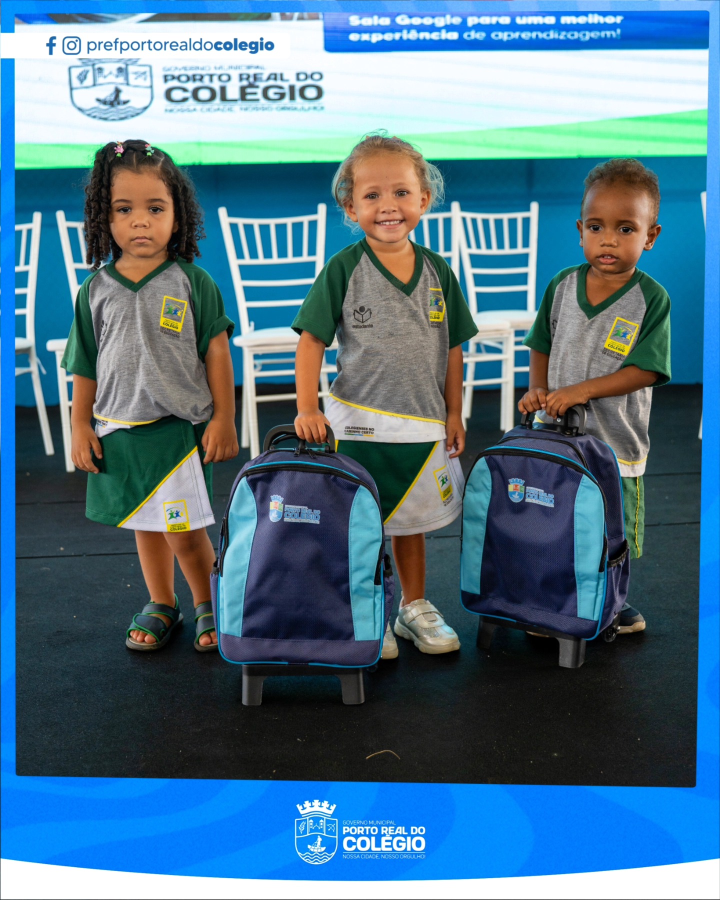 ENTREGA DOS KITS ESCOLARES