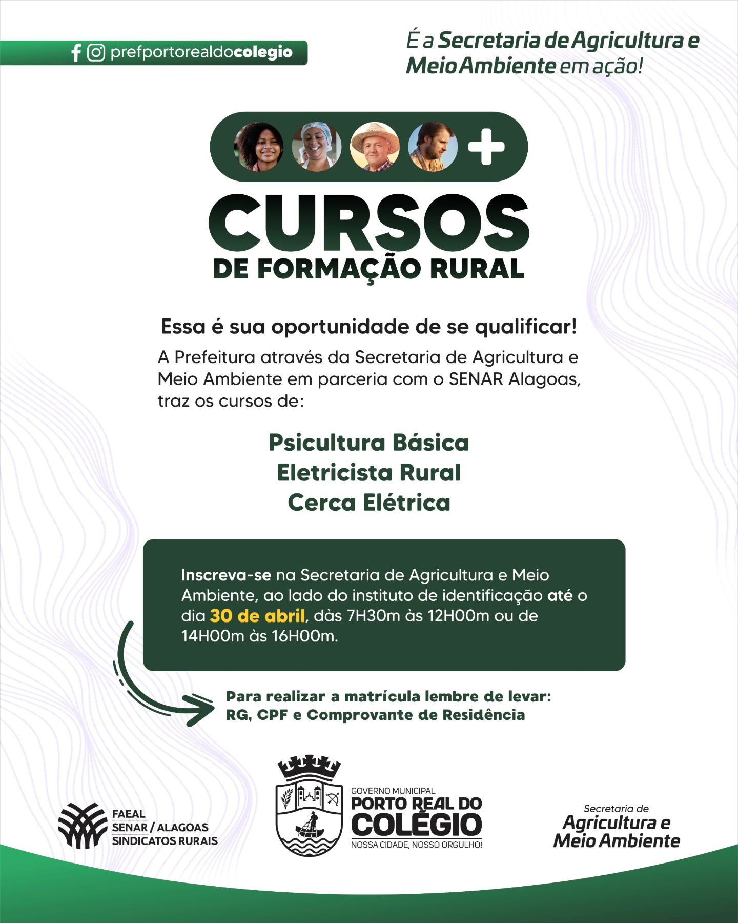 INSCRIÇÕES ABERTAS