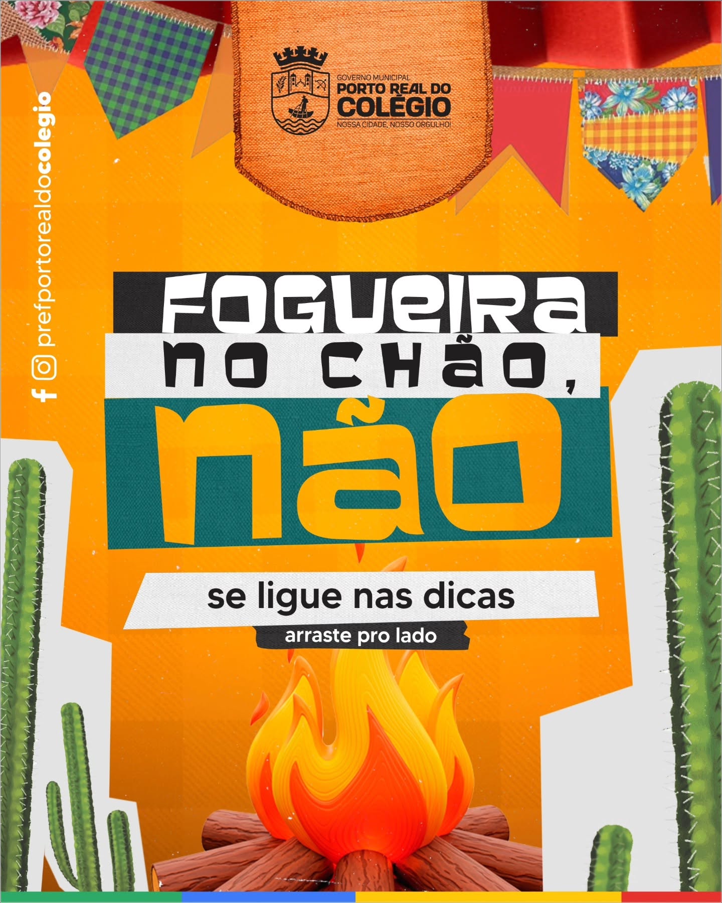 Fogueira no chão, não!