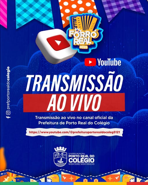TRANSMISSÃO AO VIVO