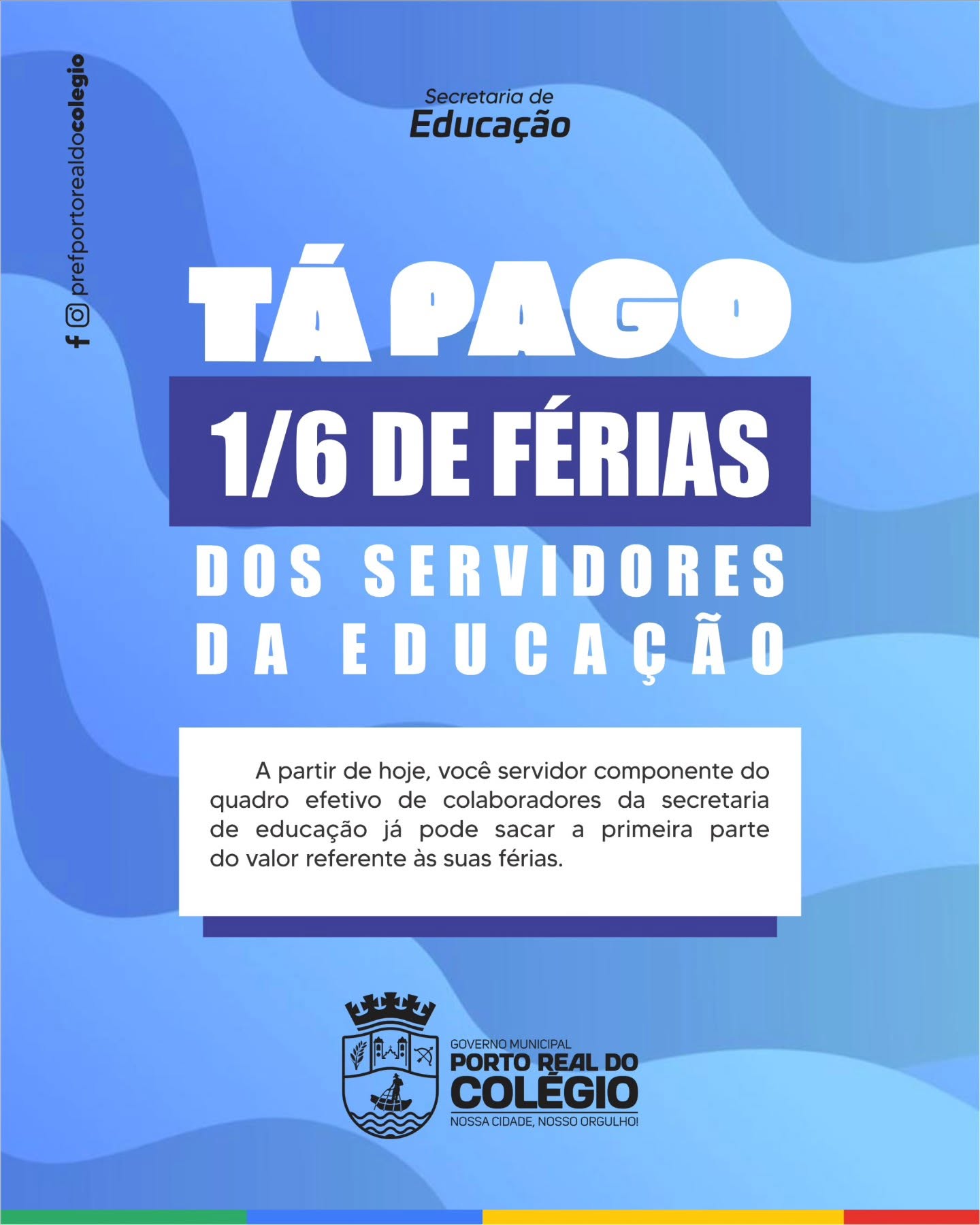 Tá pago!