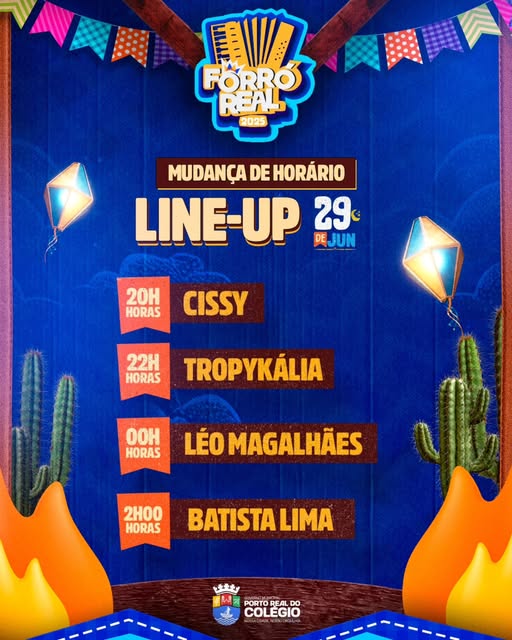 LINE UP 29/06