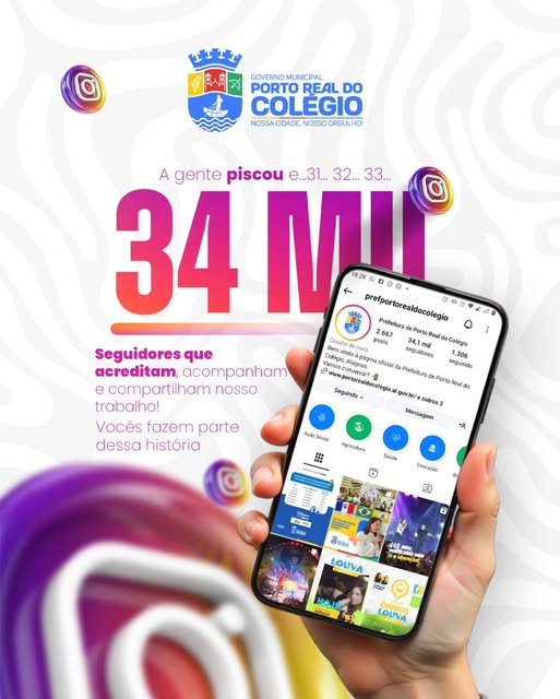 Já somos 34 mil