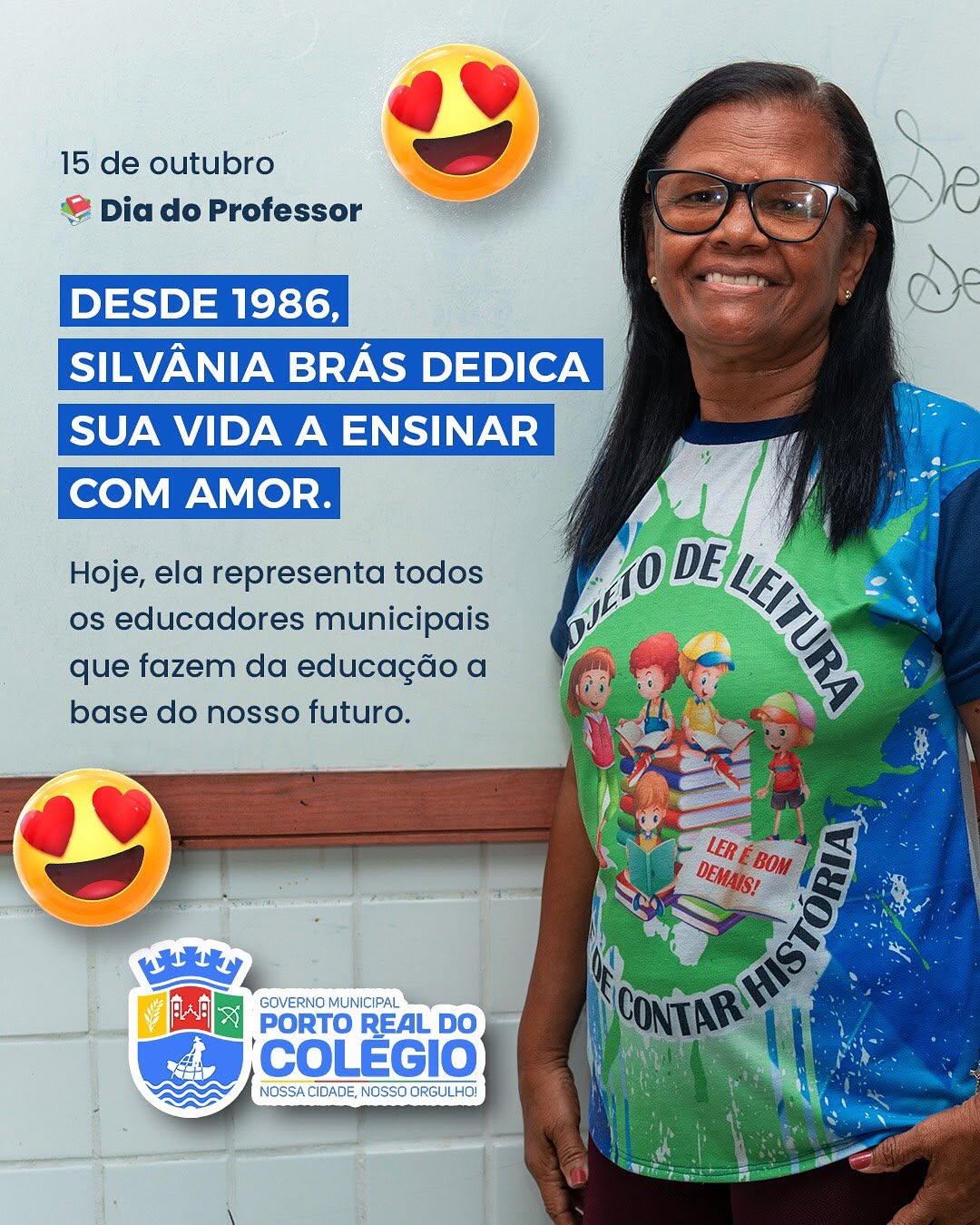 Dia do Professor cheio de orgulho e gratidão!