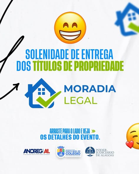 O Moradia Legal chega a Porto Real do Colégio!