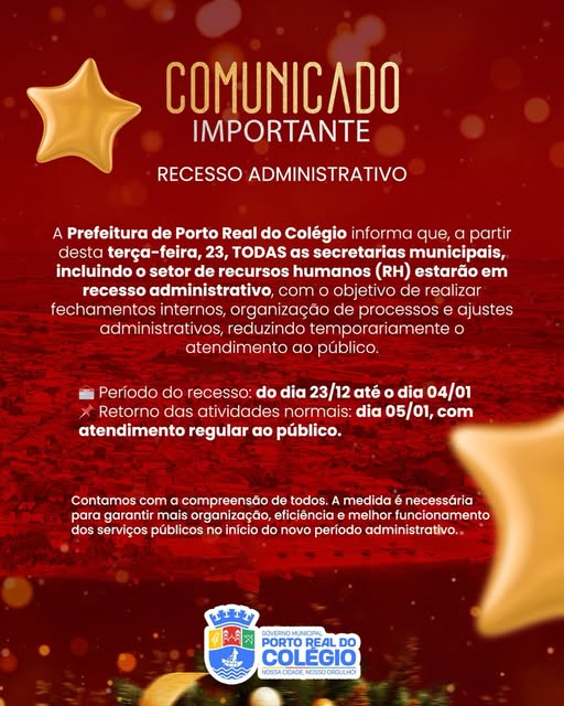COMUNICADO IMPORTANTE