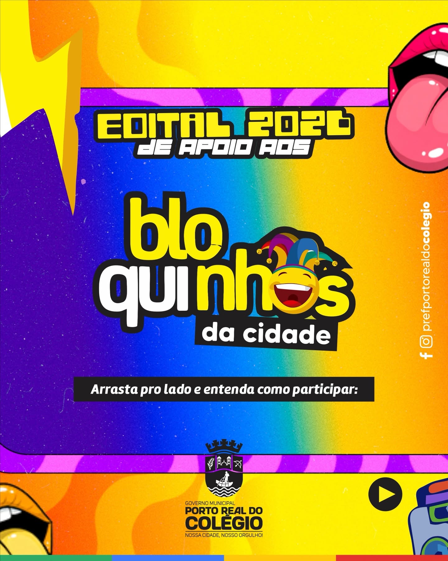ATENÇÃO, BLOCOS CARNAVALESCOS!