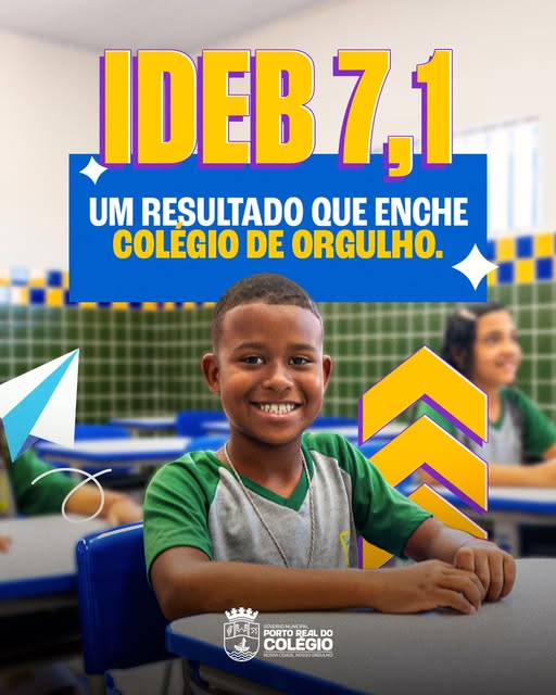 Nota 7,1 no IDEB 2025!