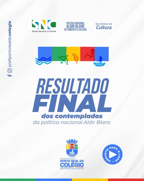 A cultura de Porto Real do Colégio segue em destaque!