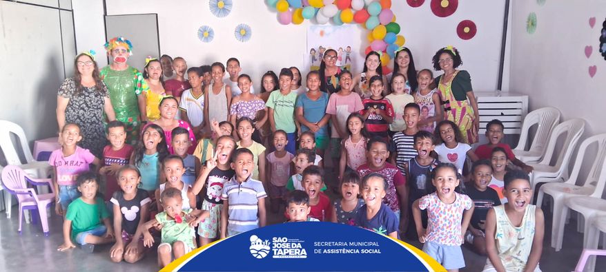 CRAS do Distrito Caboclo realizou um momento com as crianças