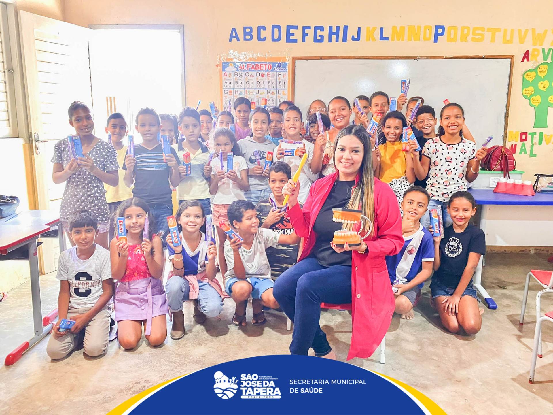 Ação de conscientização nas escolas