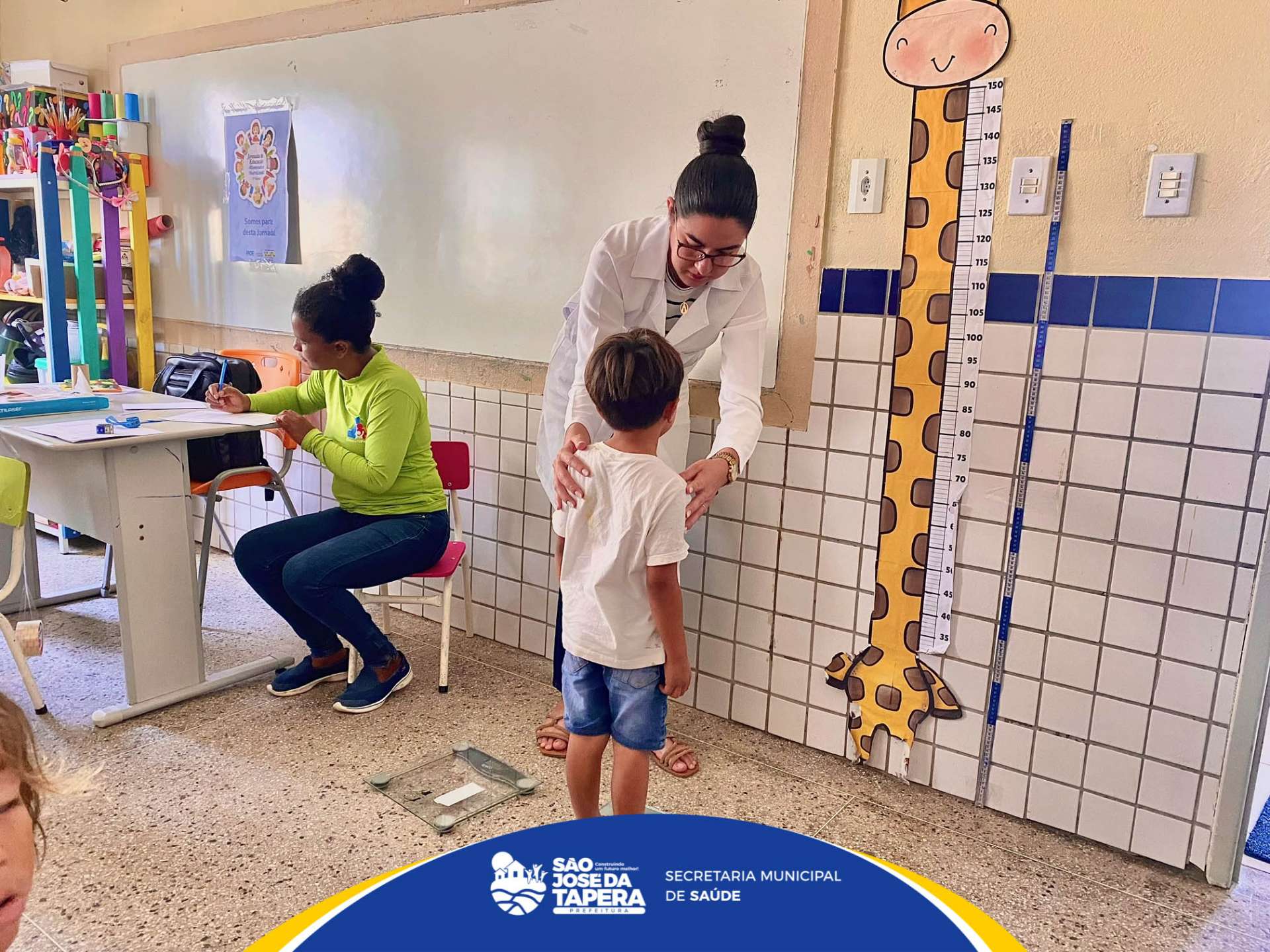 Conscientização na Creche do povoado Pilões