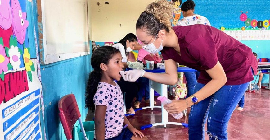 Equipe Do Pse Realiza Ação Na Escola Municipal Do Povoado Gavião
