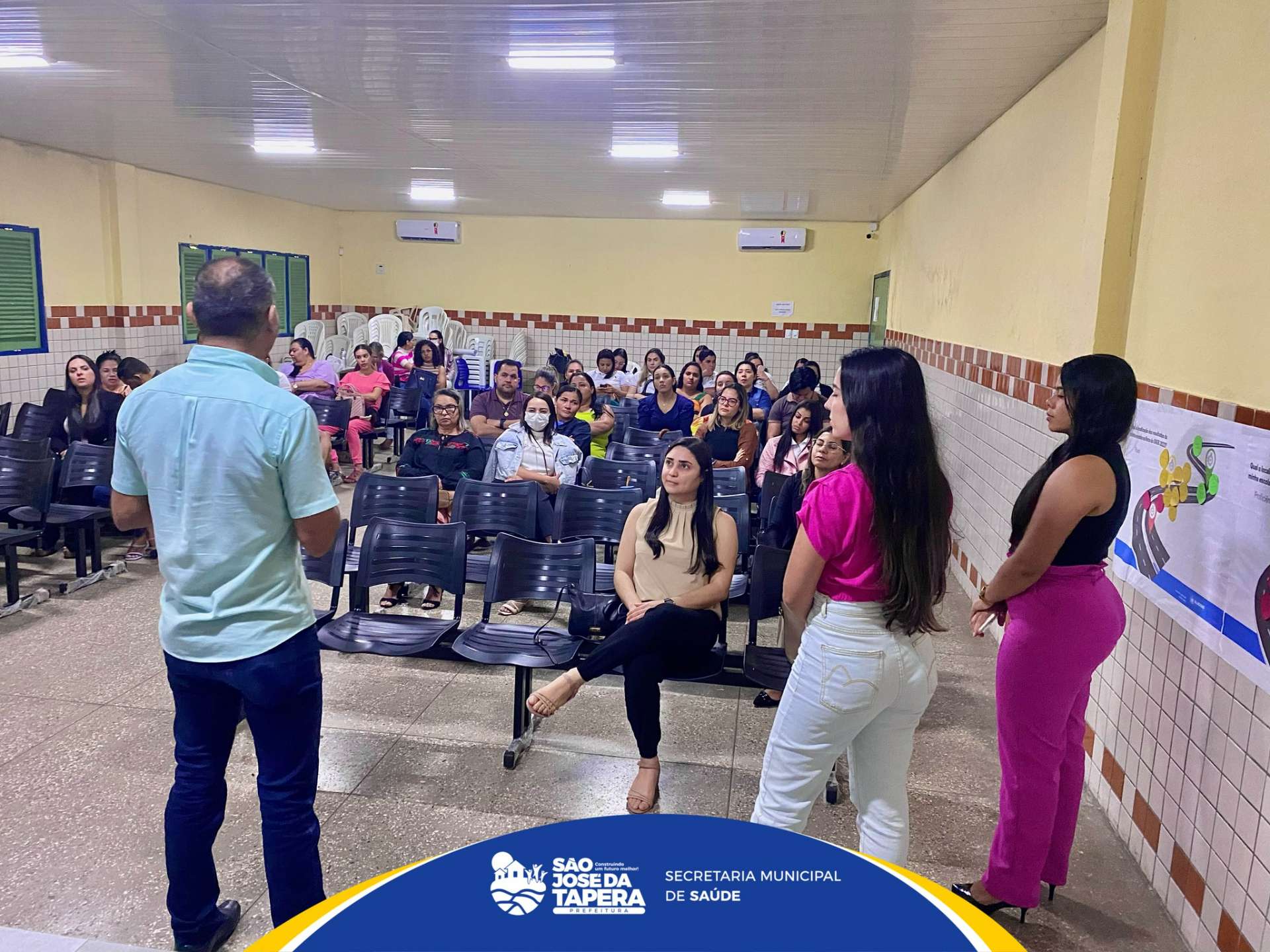 Roda de conversa com os profissionais da atenção básica