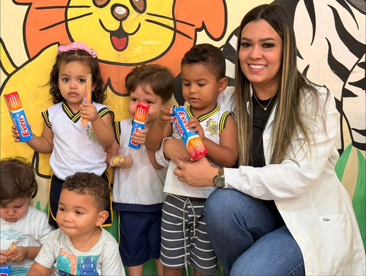Secretaria de Saúde realiza ação educativa do Programa Saúde na Escola na Creche Evandro