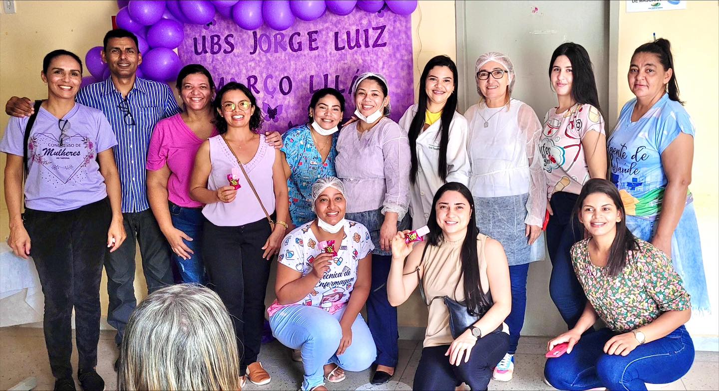 Secretaria Municipal de Saúde realiza ações em alusão ao Março Lilás
