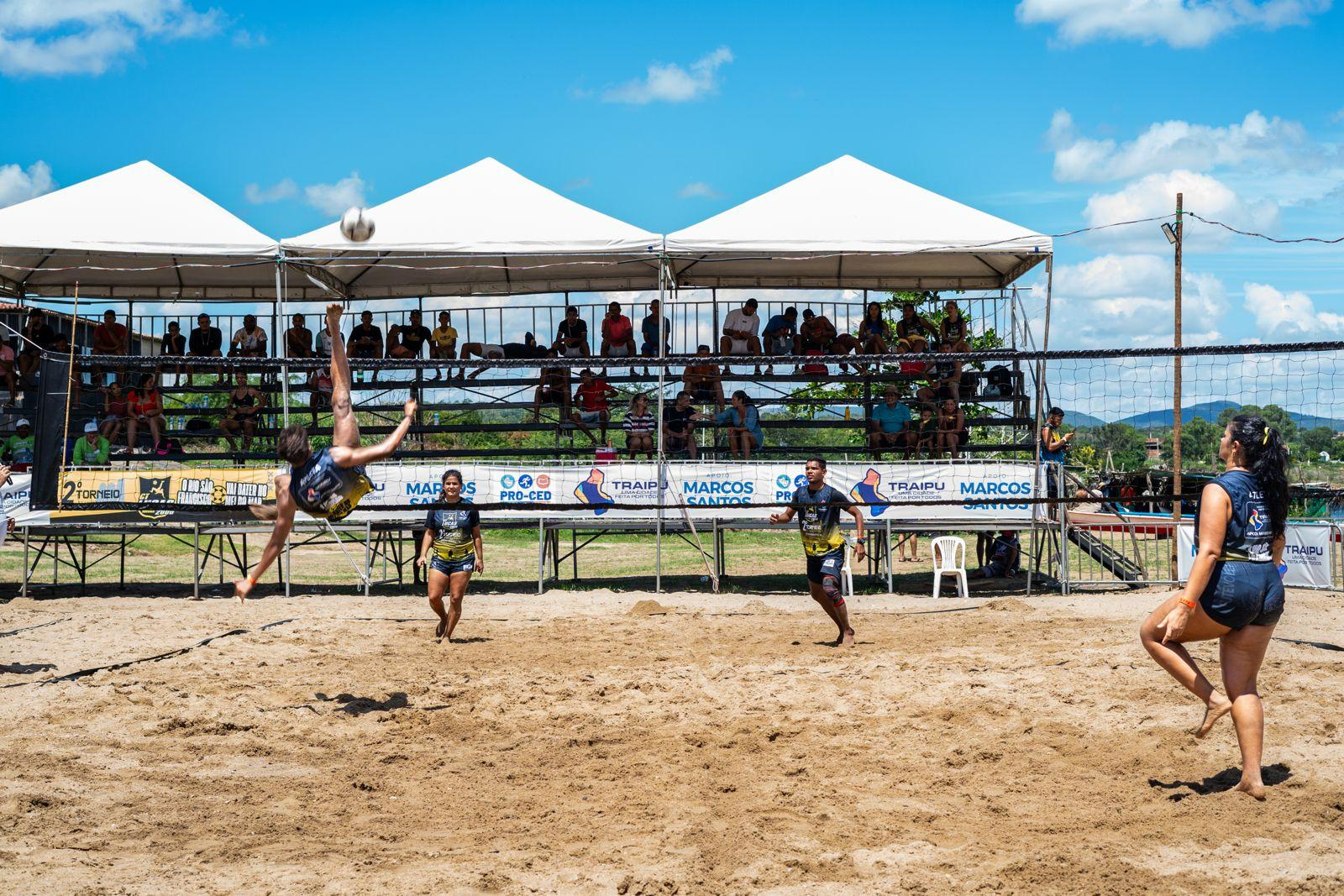 Traipu sedia 2° Torneio CT Lucas 2000 de Futevôlei