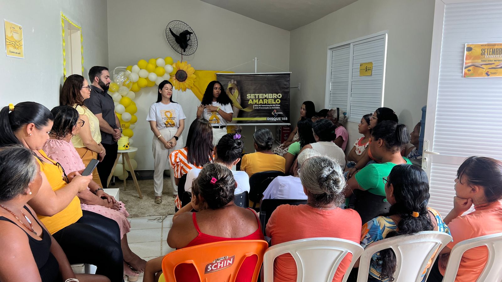 Caps realiza ação em alusão Setembro Amarelo no Povoado Lagoinha