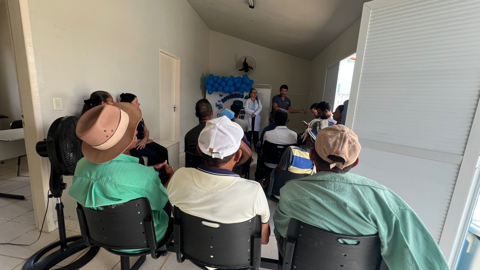 Saúde realiza ação especial do Novembro Azul no Povoado Lagoinha