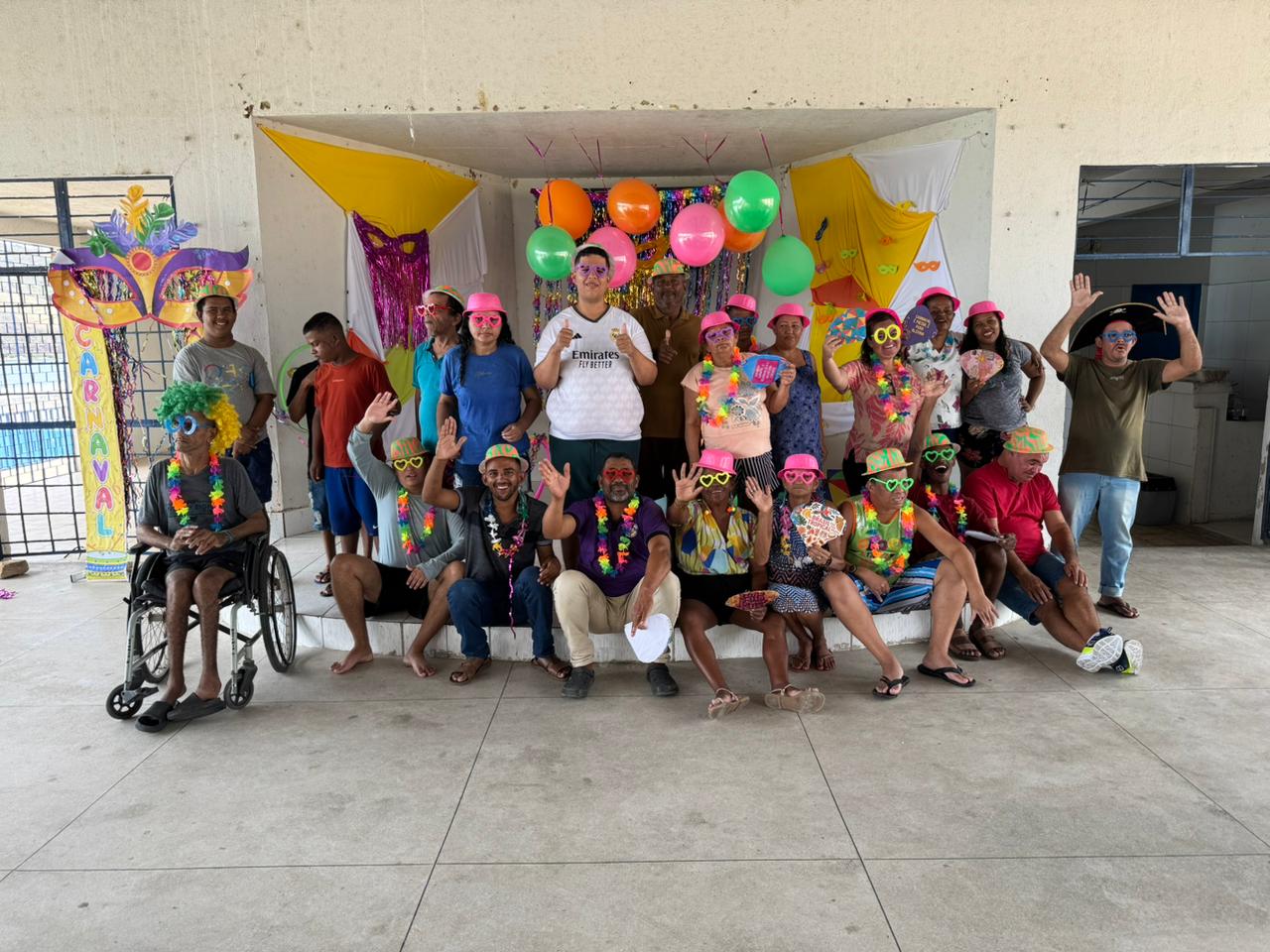 Centro de Atenção Psicossocial realiza carnaval com os pacientes