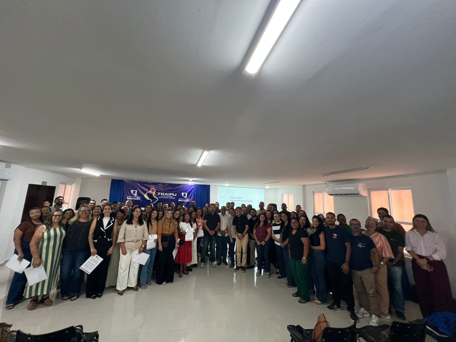Prefeitura dá posse a novos diretores escolares e reforça compromisso com a excelência da educação pública em Traipu