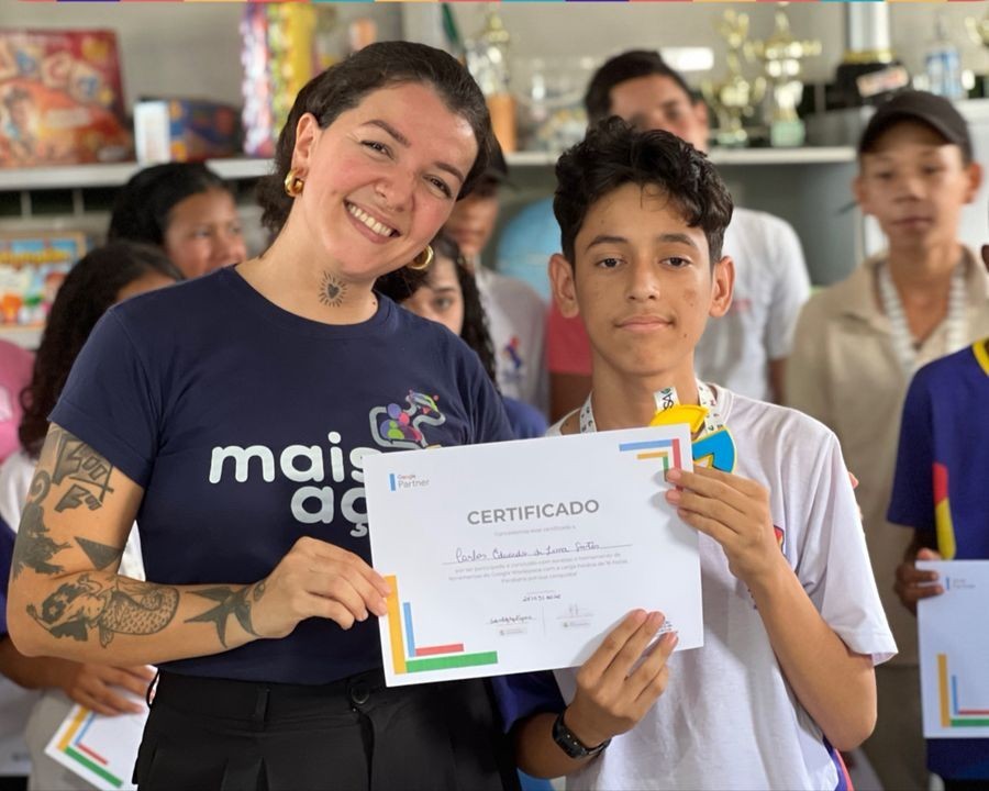 Alunos da zona rural recebem capacitação em tecnologia Google