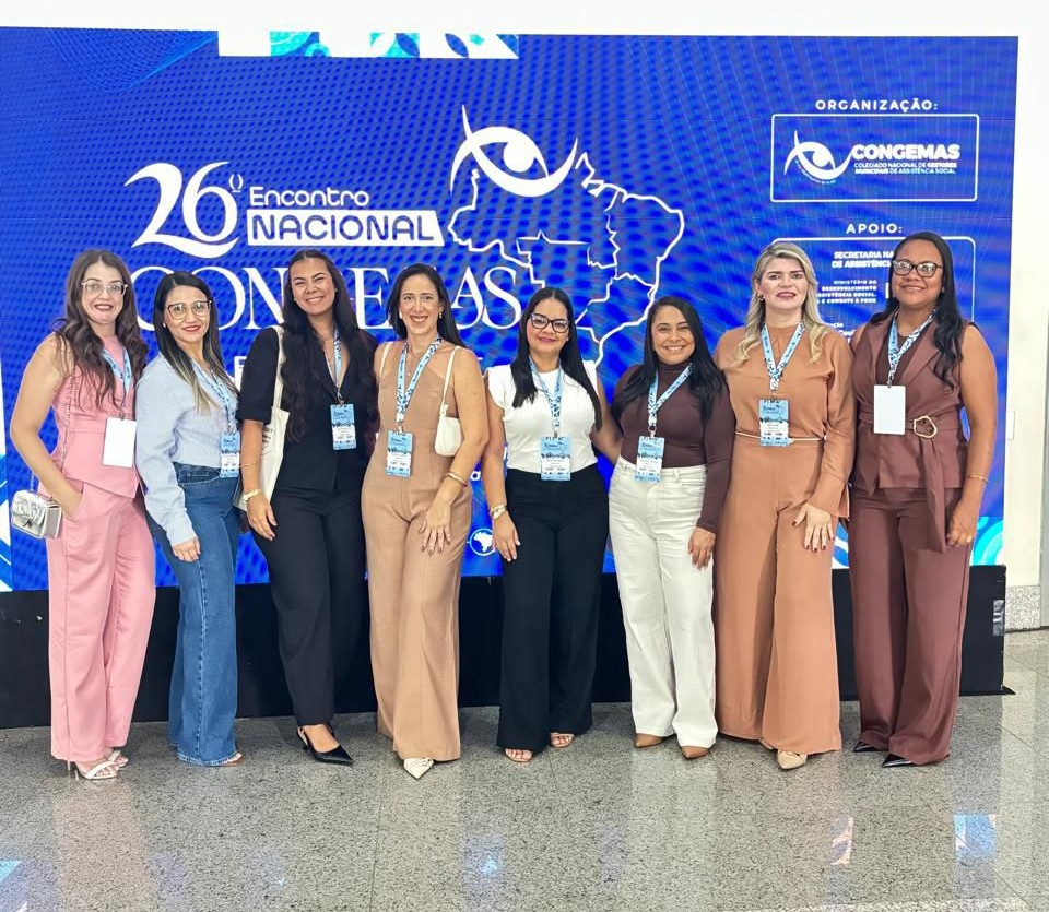 Equipe da Assistência Social participa do 26º Encontro Nacional do Congemas em Fortaleza