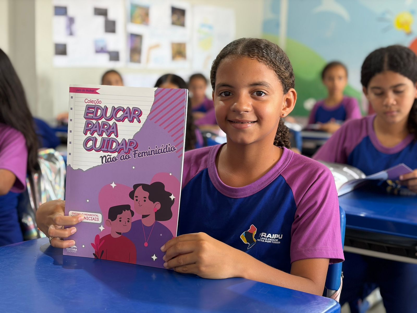 Traipu inclui material sobre violência contra a mulher e feminicídio nas escolas municipais