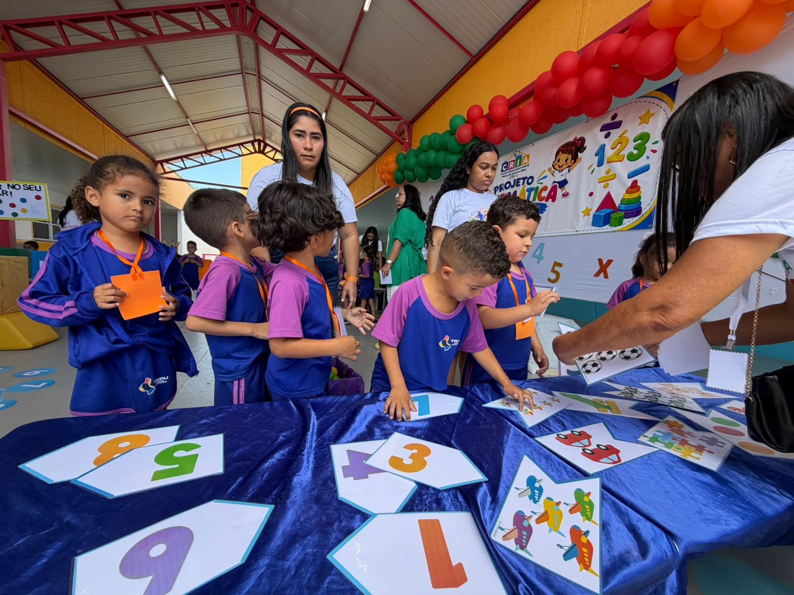 Creche CRIA promove Circuito Matemático com jogos, desafios e participação das famílias